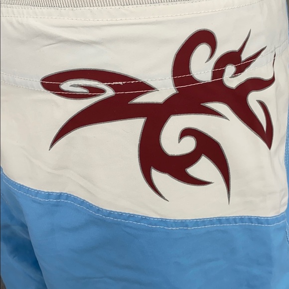 Physical Science Light Blue/White Board Shorts - Picture 8 of 16